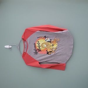 Disney brand Lion King long sleeve shirt, size 10/12